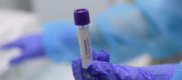 Пробирка с тестом на коронавирус - Sputnik Беларусь