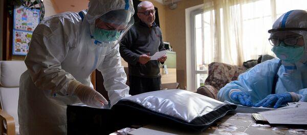 Забор тестов на COVID - Sputnik Беларусь