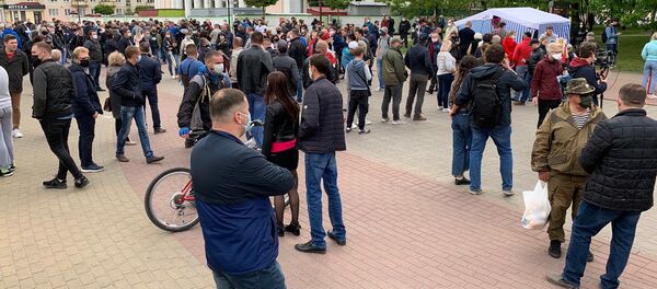 Пикет по сбору подписей Светланы Тихановской - Sputnik Беларусь