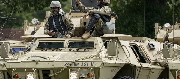 Национальная гвардия США в Вашингтоне - Sputnik Беларусь