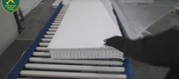 Они еще и светят! Таможня показала необычную маскировку для сигарет - видео - Sputnik Беларусь