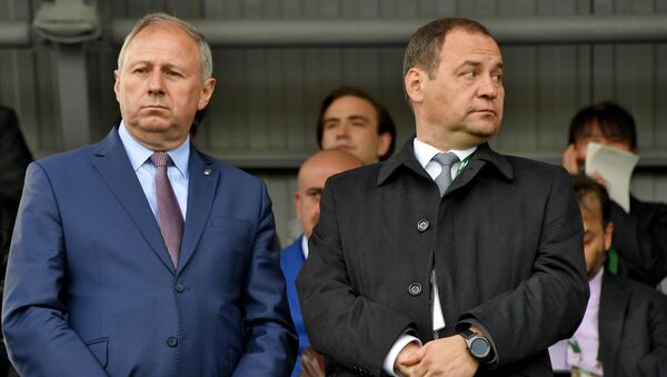 Бывший и новый премьер-министры: Сергей Румас и Роман Головченко - Sputnik Беларусь