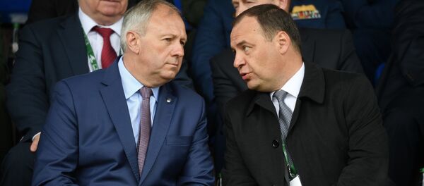 Сергей Румас и Роман Головченко - Sputnik Беларусь