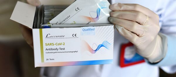 Экспресс-тесты на антитела к Covid-19 Leccurate из Китая прибыли в Беларусь Экспресс-тесты на антитела к Covid-19 Leccurate из Китая прибыли в Беларусь - Sputnik Беларусь