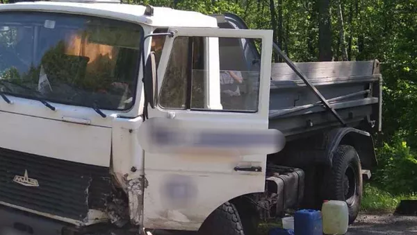 Rover врезался в МАЗ под Речицей, водитель легковушки погиб - Sputnik Беларусь