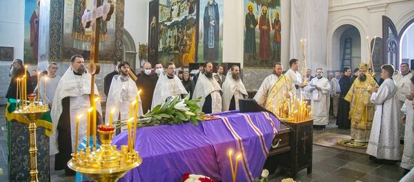 Умершего от COVID схиепископа Петра отпели и похоронили в Жировичском монастыре - Sputnik Беларусь