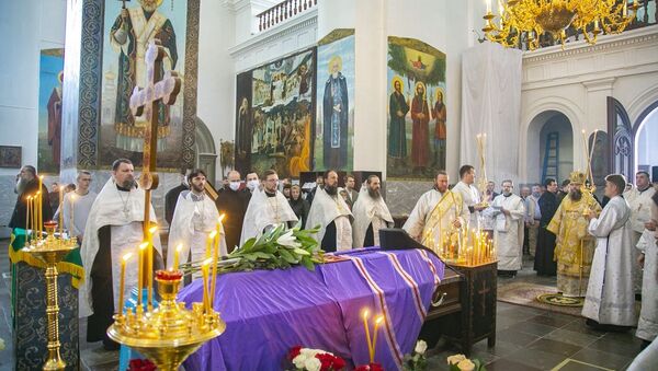 Умершего от COVID схиепископа Петра отпели и похоронили в Жировичском монастыре - Sputnik Беларусь
