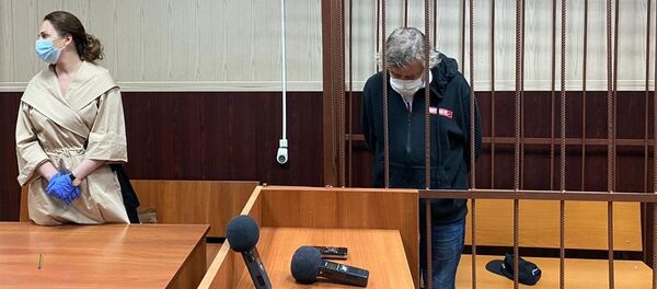 Актер Михаил Ефремов в зале суда - Sputnik Беларусь