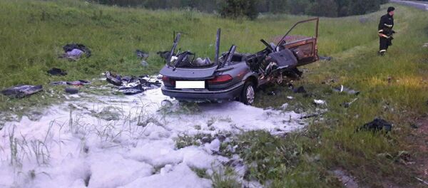 На месте аварии На месте аварии - Sputnik Беларусь