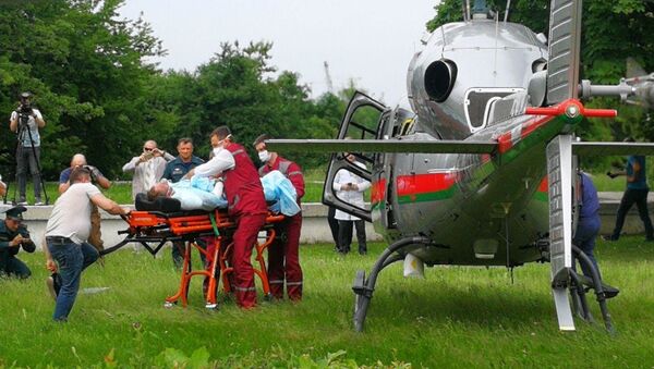 Пострадавшего при взрыве подстанции под Гродно доставили вертолетом в Минск - Sputnik Беларусь