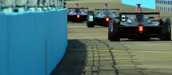 Болиды Формулы Е на берлинской трассе, архивное фото - Sputnik Беларусь