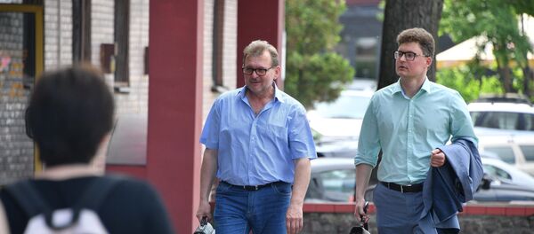 Адвокаты Виктора и Эдуарда Бабарико Дмитрий Лаевский и Александр Пыльченко - Sputnik Беларусь