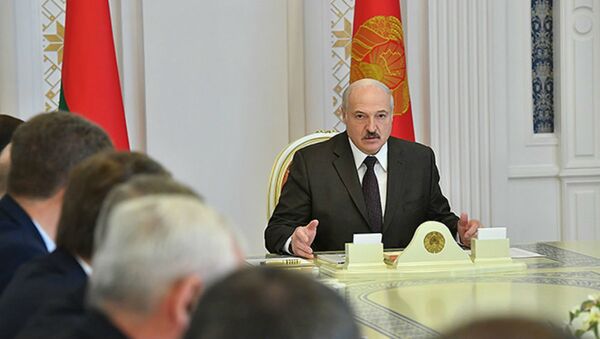 Совещание у президента Беларуси Александра Лукашенко о мерах поддержки реального сектора экономики со стороны банковской системы - Sputnik Беларусь