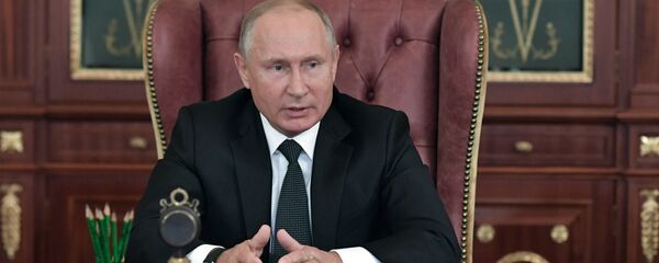 Рабочая поездка президента РФ В. Путина в Санкт-Петербург - Sputnik Беларусь