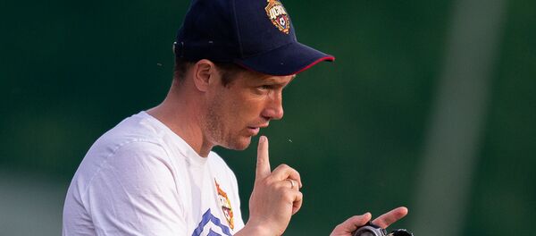 Главный тренер ПФК ЦСКА Виктор Ганчаренко - Sputnik Беларусь