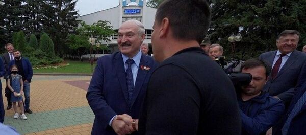 Александр Лукашенко в Бресте - Sputnik Беларусь
