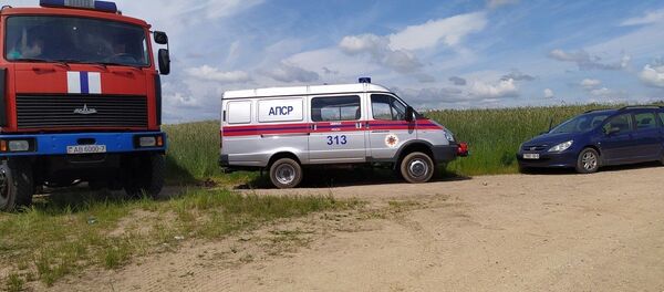 На месте поисков пенсионера - Sputnik Беларусь