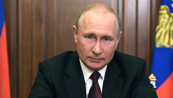 Обращение президента РФ В. Путина к гражданам России - Sputnik Беларусь