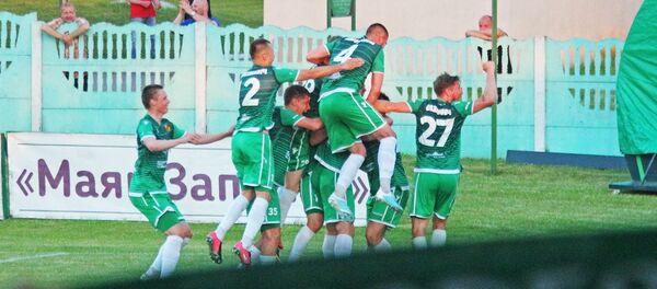 Футболисты Городеи - Sputnik Беларусь