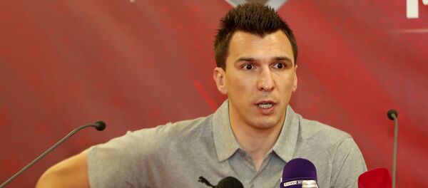 Хорватский футболист Марио Манджукич Хорватский футболист Марио Манджукич - Sputnik Беларусь