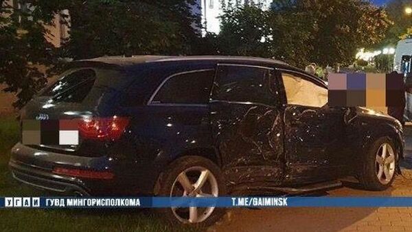 ДТП с автомобилем Audi на Партизанском проспекте в Минске - Sputnik Беларусь