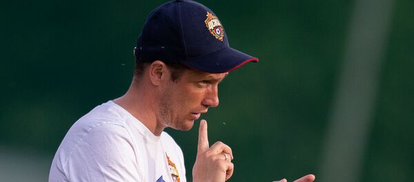 Главный тренер ПФК ЦСКА Виктор Ганчаренко - Sputnik Беларусь