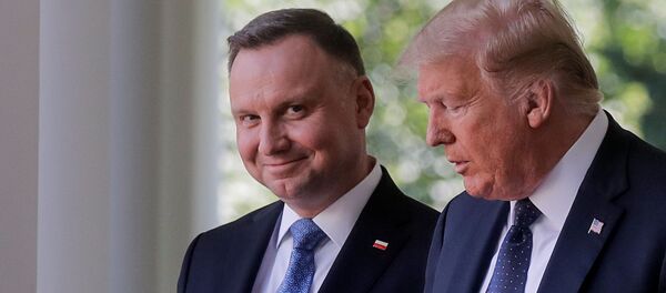 Анджей Дуда и Дональд Трамп - Sputnik Беларусь