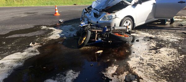 На месте аварии - Sputnik Беларусь