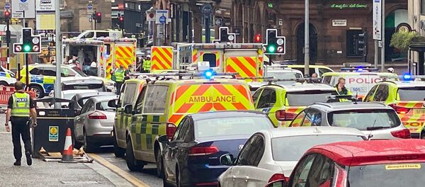 Полиция работает на месте нападения на людей в центре Глазго - Sputnik Беларусь