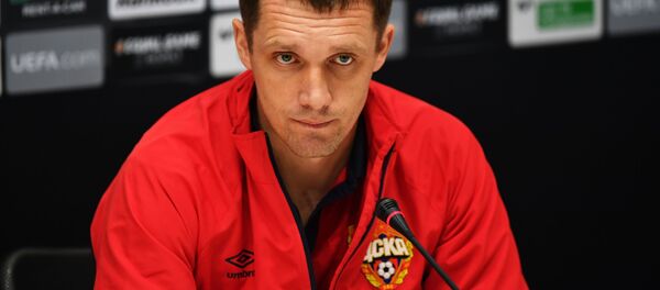 Главный тренер ПФК ЦСКА Виктор Ганчаренко - Sputnik Беларусь