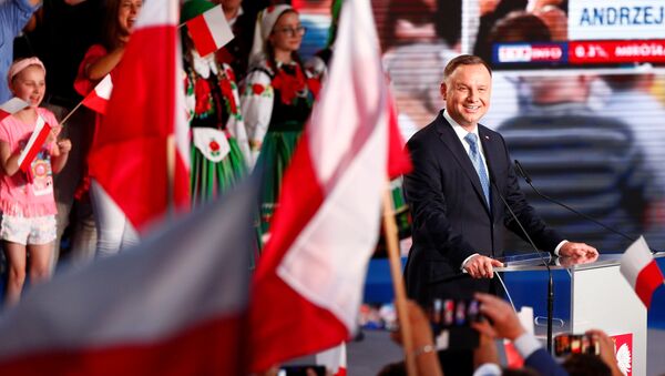 Действующий президент Польши Анджей Дуда лидирует на выборах главы государства - Sputnik Беларусь