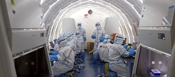 Медицинская лаборатория в Китае - Sputnik Беларусь