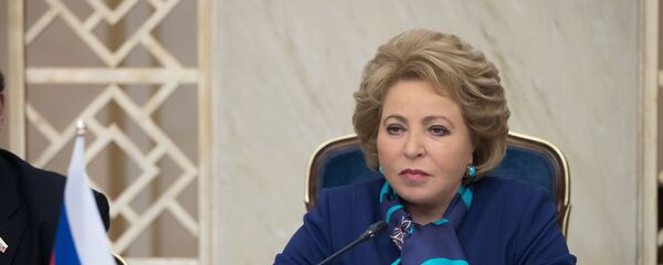 Старшыня Савета Федэрацыі Валянціна Мацвіенка Старшыня Савета Федэрацыі Валянціна Мацвіенка - Sputnik Беларусь