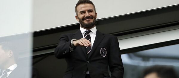 Британский футболист Дэвид Бекхэм - Sputnik Беларусь