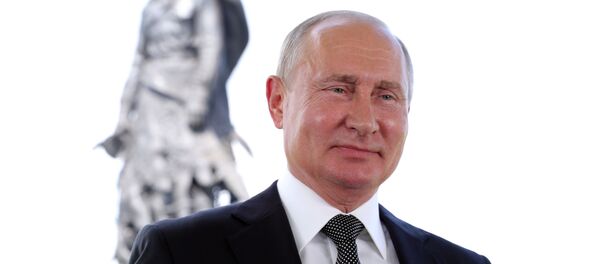 Президент РФ В. Путин выступил с обращением к гражданам России - Sputnik Беларусь