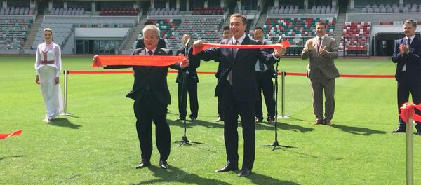 Первый вице-премьер Беларуси Николай Снопков и посол КНР Цуй Цимин - Sputnik Беларусь