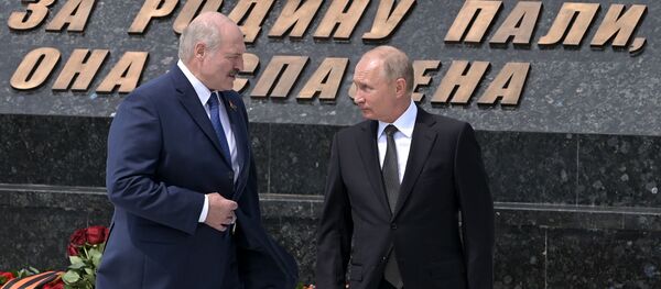 Прэзідэнт РФ Ул. Пуцін і прэзідэнт Беларусі А. Лукашэнка Прэзідэнт РФ Ул. Пуцін і прэзідэнт Беларусі А. Лукашэнка - Sputnik Беларусь