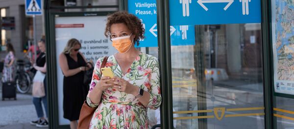 Остановка общественного транспорта в Стокгольме  - Sputnik Беларусь
