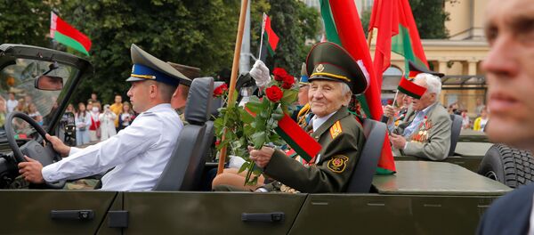 Героями праздника, естественно, были ветераны - Sputnik Беларусь