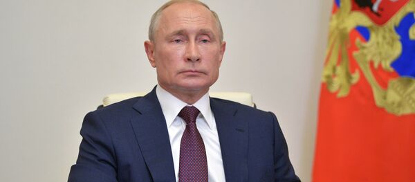 Прэзідэнт РФ Уладзімір Пуцін Прэзідэнт РФ Уладзімір Пуцін - Sputnik Беларусь