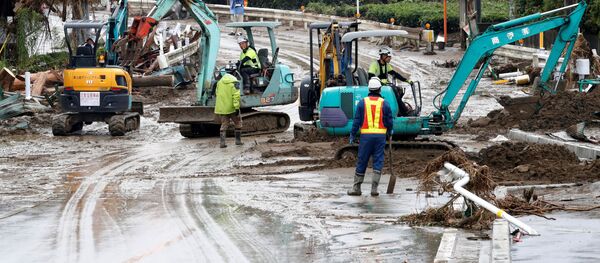 Последствия непогоды в Японии - Sputnik Беларусь